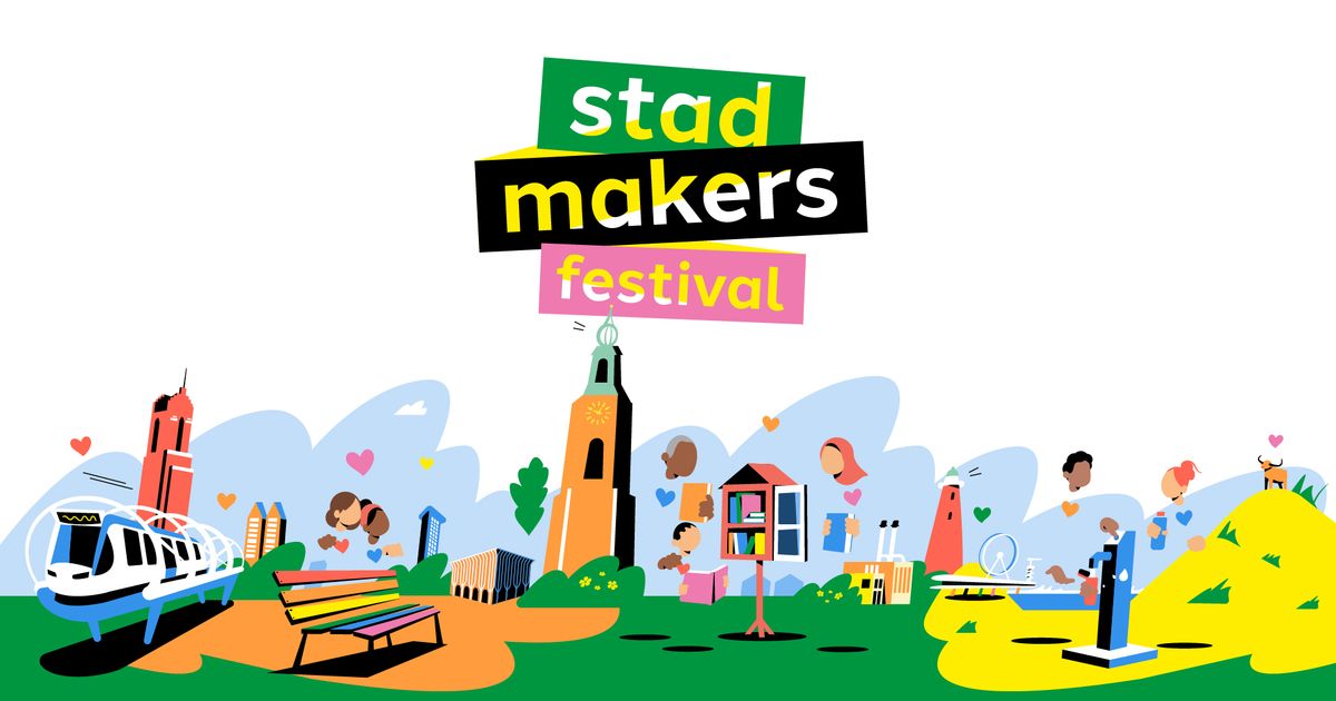 Haagse Stadmakersfestival — Dé ontmoetingsplek voor iedereen die zich inzet voor de stad Den Haag. Een festival dat verbindt, verdiept en verrast! in Amare, Den Haag
