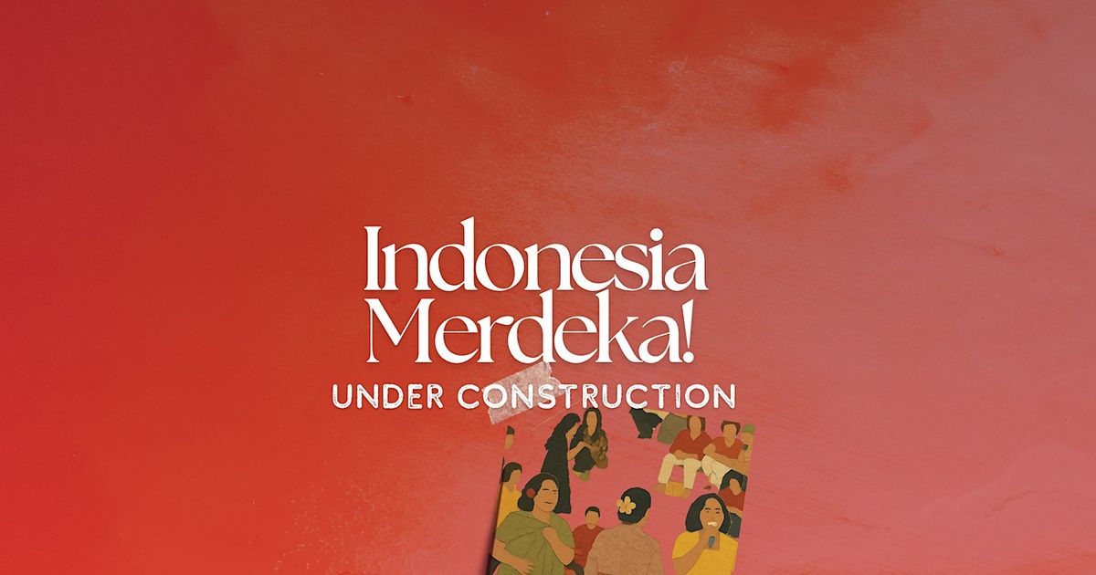 Indonesia Merdeka! Under Construction in Amare, Den Haag